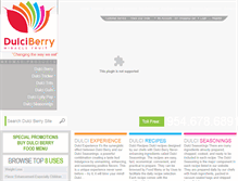 Tablet Screenshot of miraclefruitman.com